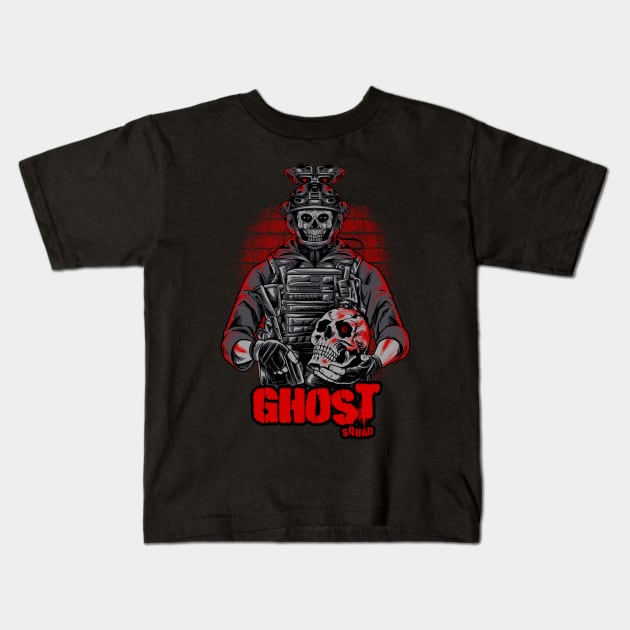 ghost squad Kids T-Shirt by spoilerinc